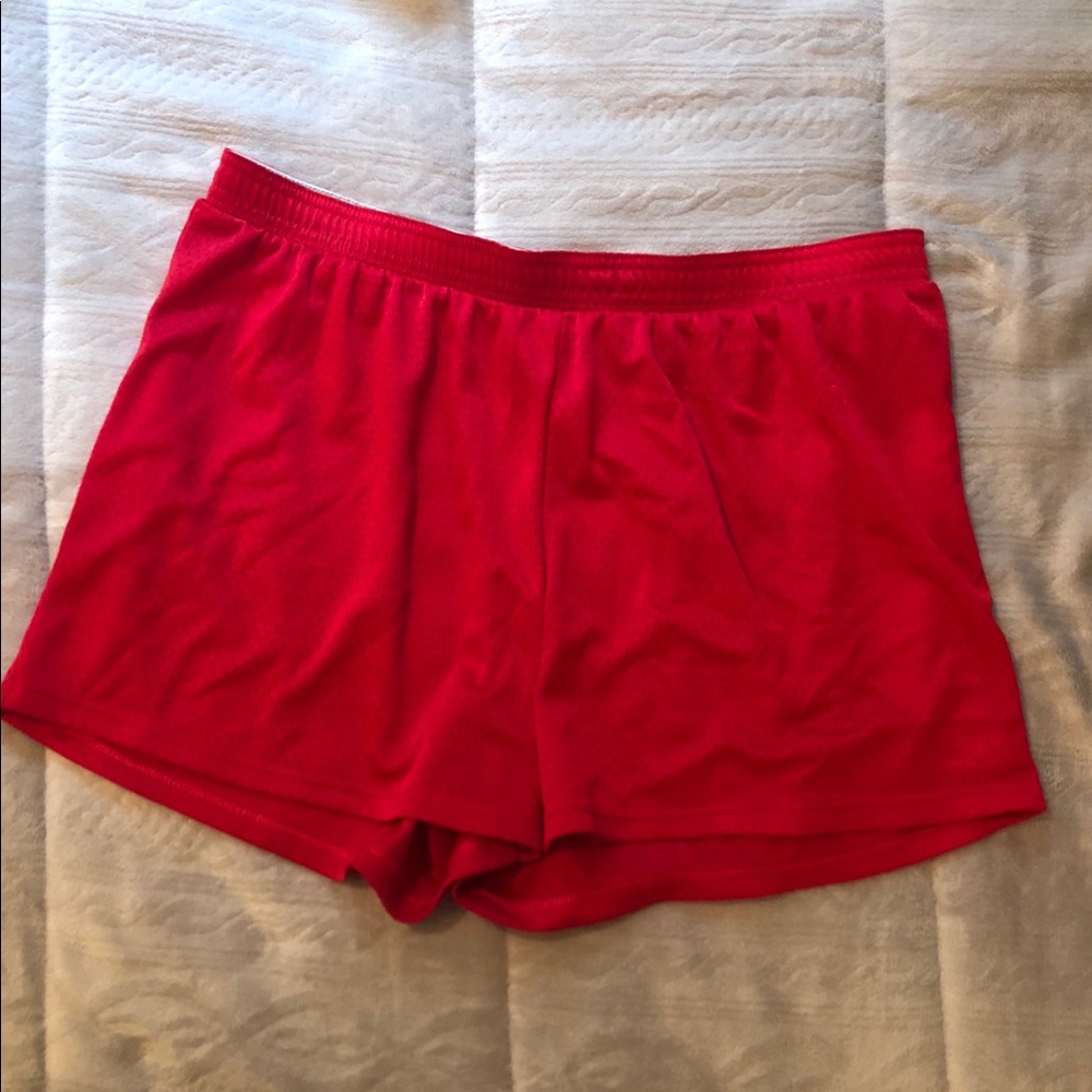 Red Champion Shorts